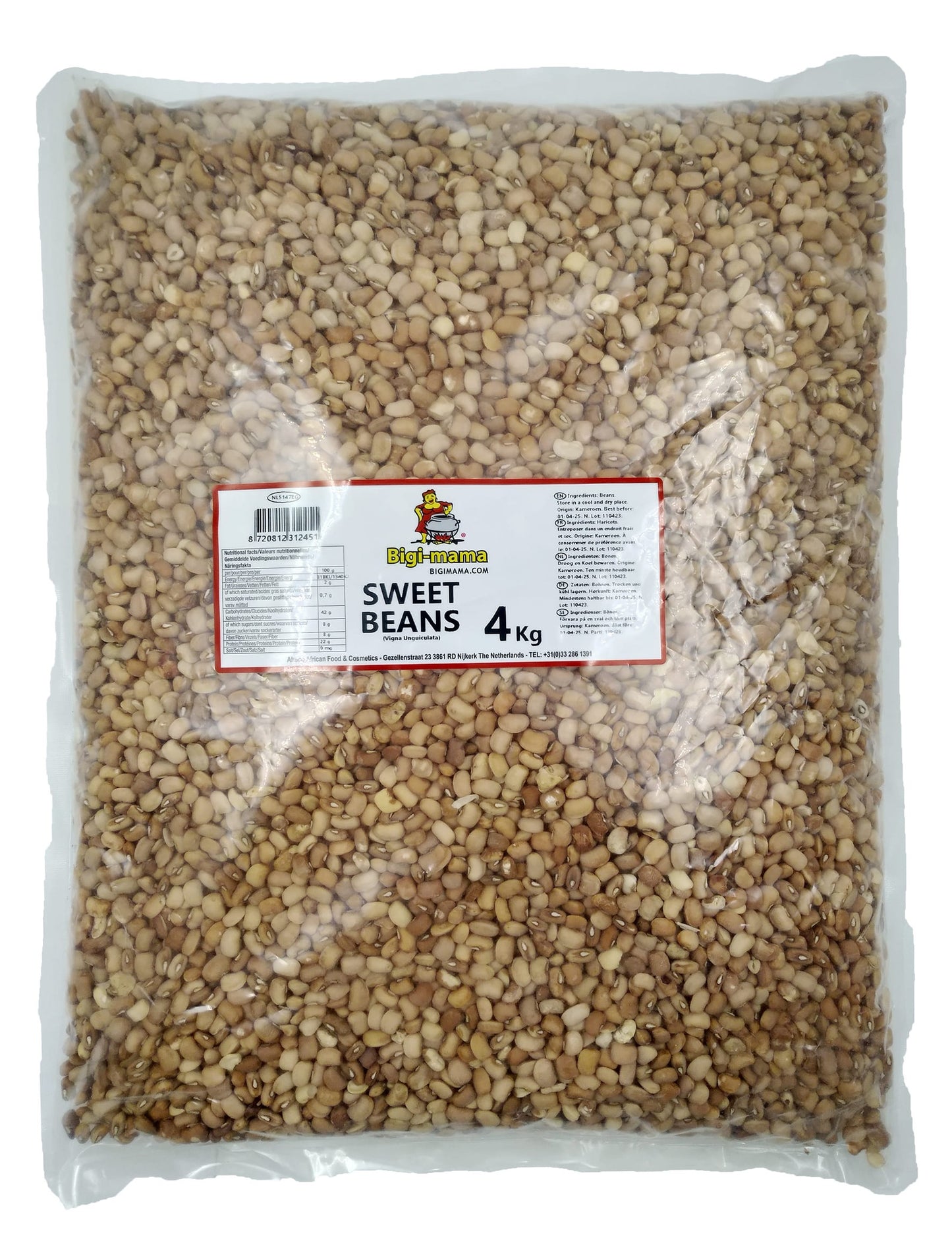 Beans Sweet Brown Bigi Mama 4kg