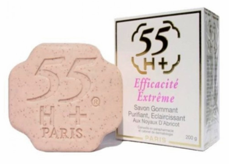 55H+ Paris Efficacite Extreme Lightening Exfoliating Soap 200g