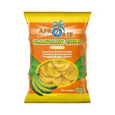 Afroase Salted Plantain Chips 80g