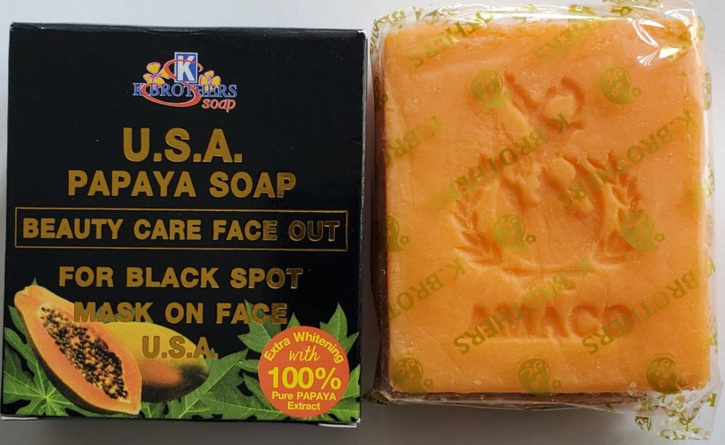 K Brothers USA Papaya Soap 120g