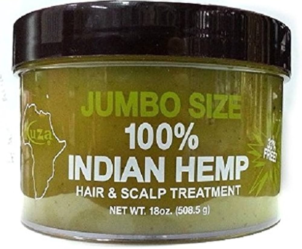 Kuza 100% Indian Hemp Hair & Scalp Treatment Jumbo Size 508.5 g