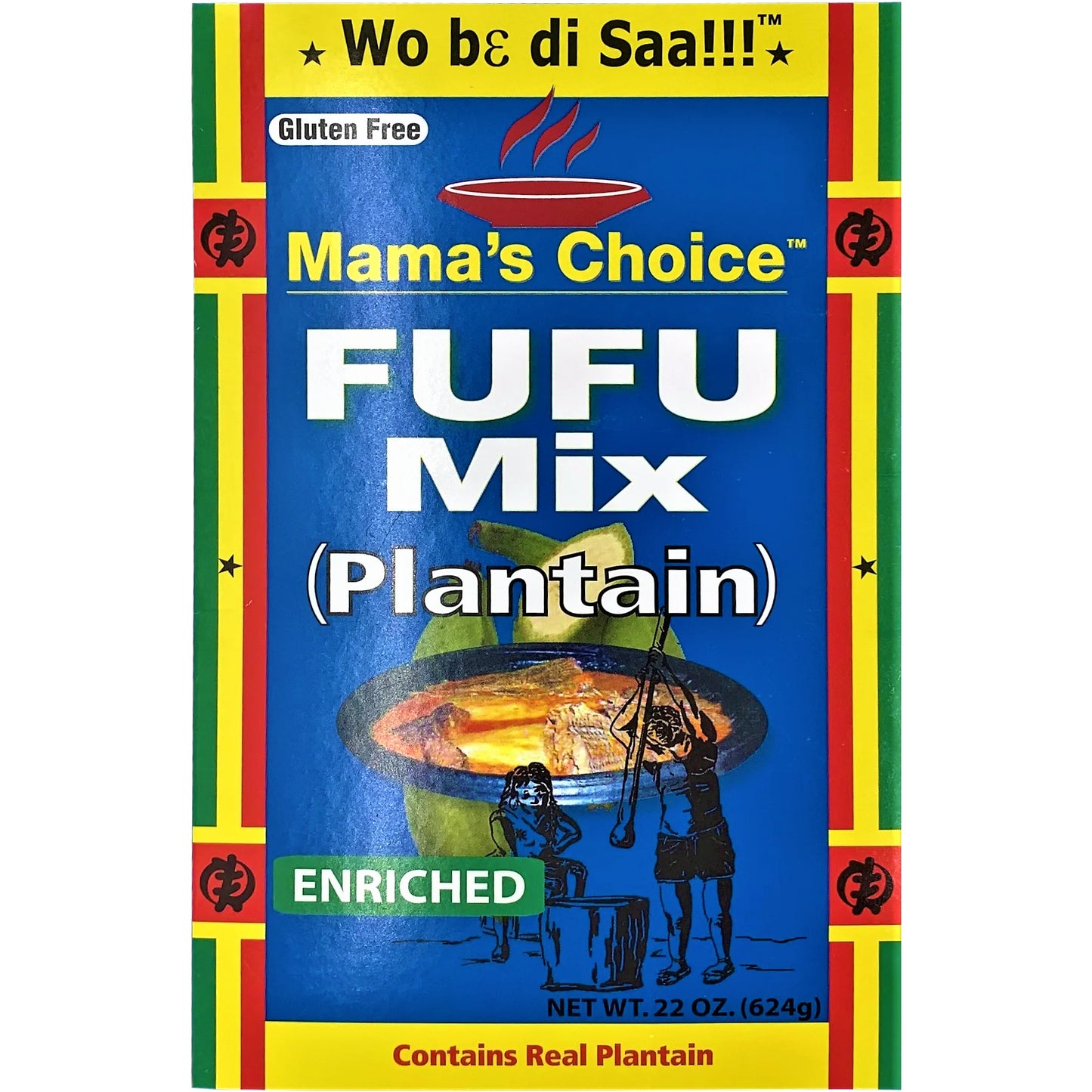 Mama's Choice Fufu Mix (Plantain) 22 oz