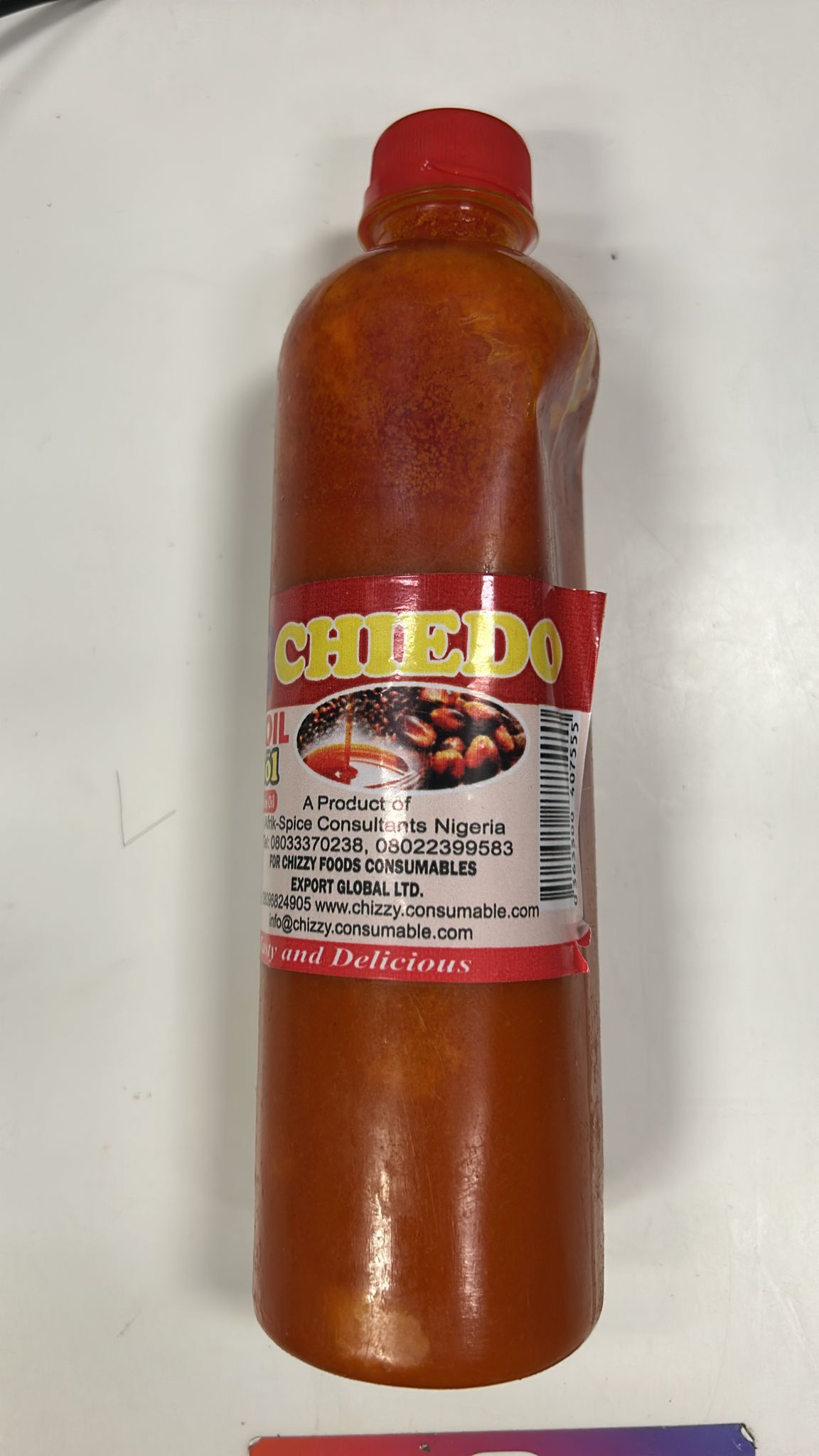 Chiedo Natural Nigerian Palm Oil 1 Litter