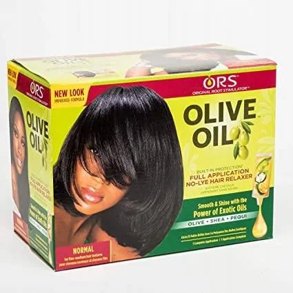 Ors Hair Straightening Treatment Olive Oil Relaxer Kit Normal