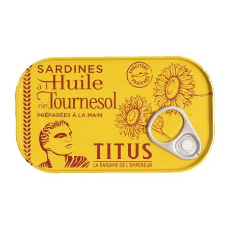 Titus Sardines in Sunflower Oil 125g
