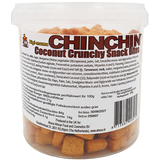 Chin Chin Coconut Biscuits Bigi Mama Bucket 10 x 500 gr.