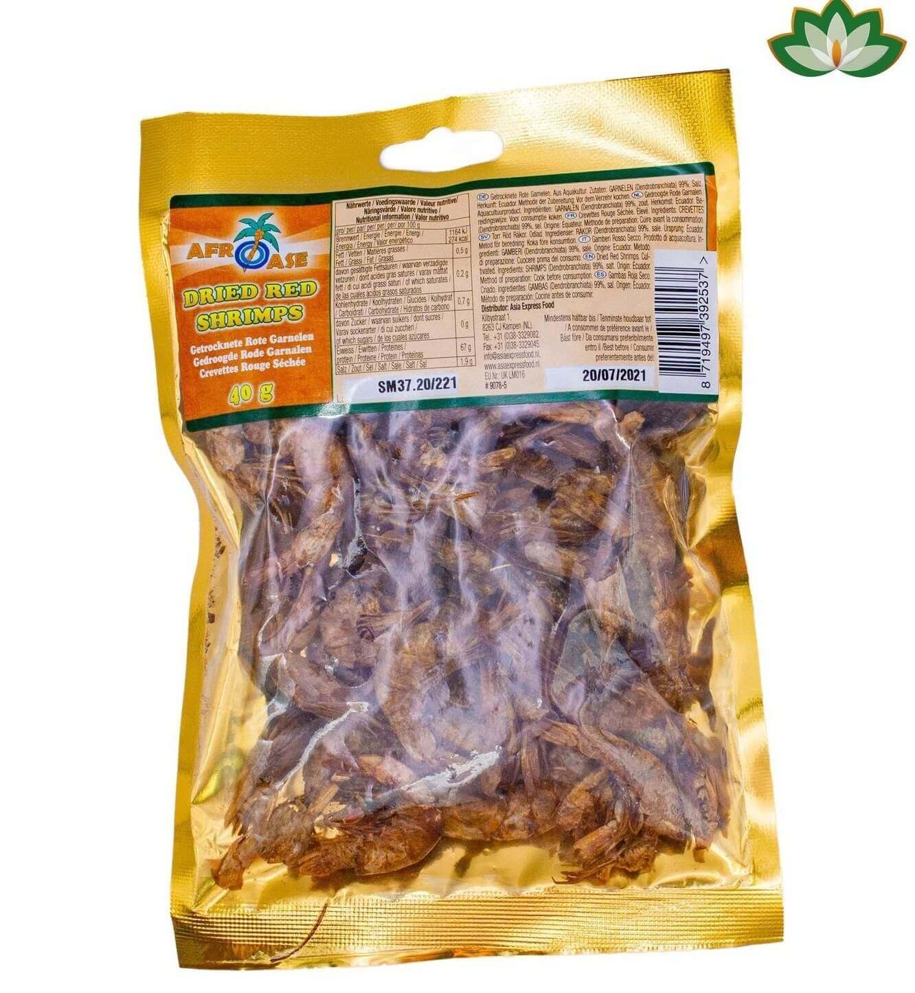 Afroase Dried Red Shrimps 100g