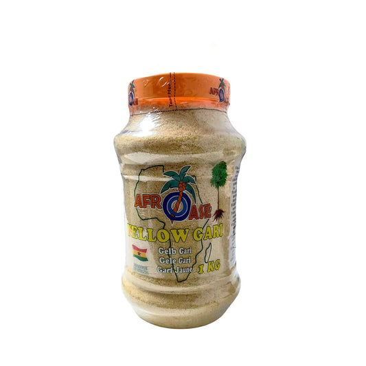 Afroase Yellow Gari  Jar 1Kg