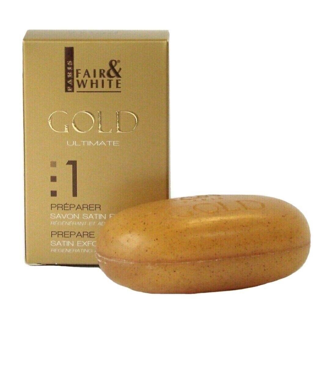 Fair and White Gold 1 Prepare Satin Exfoliating Soap 200g