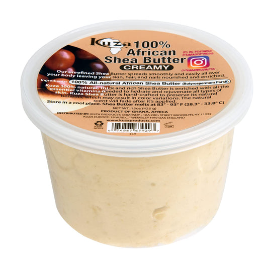 Kuza 100% Pure African Shea Butter Creamy - 15oz