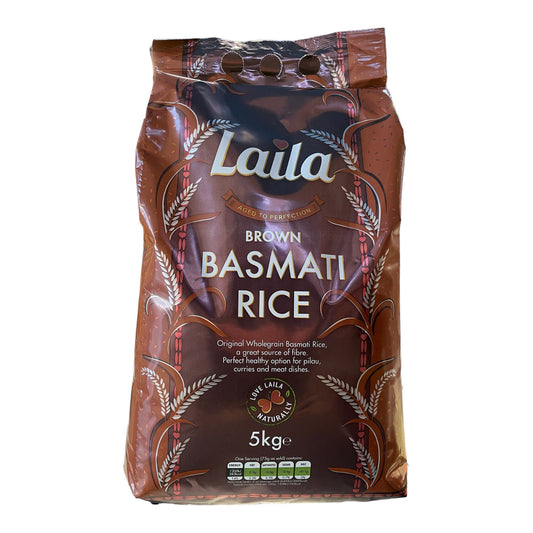 Laila Brown Basmati Rice 5kg