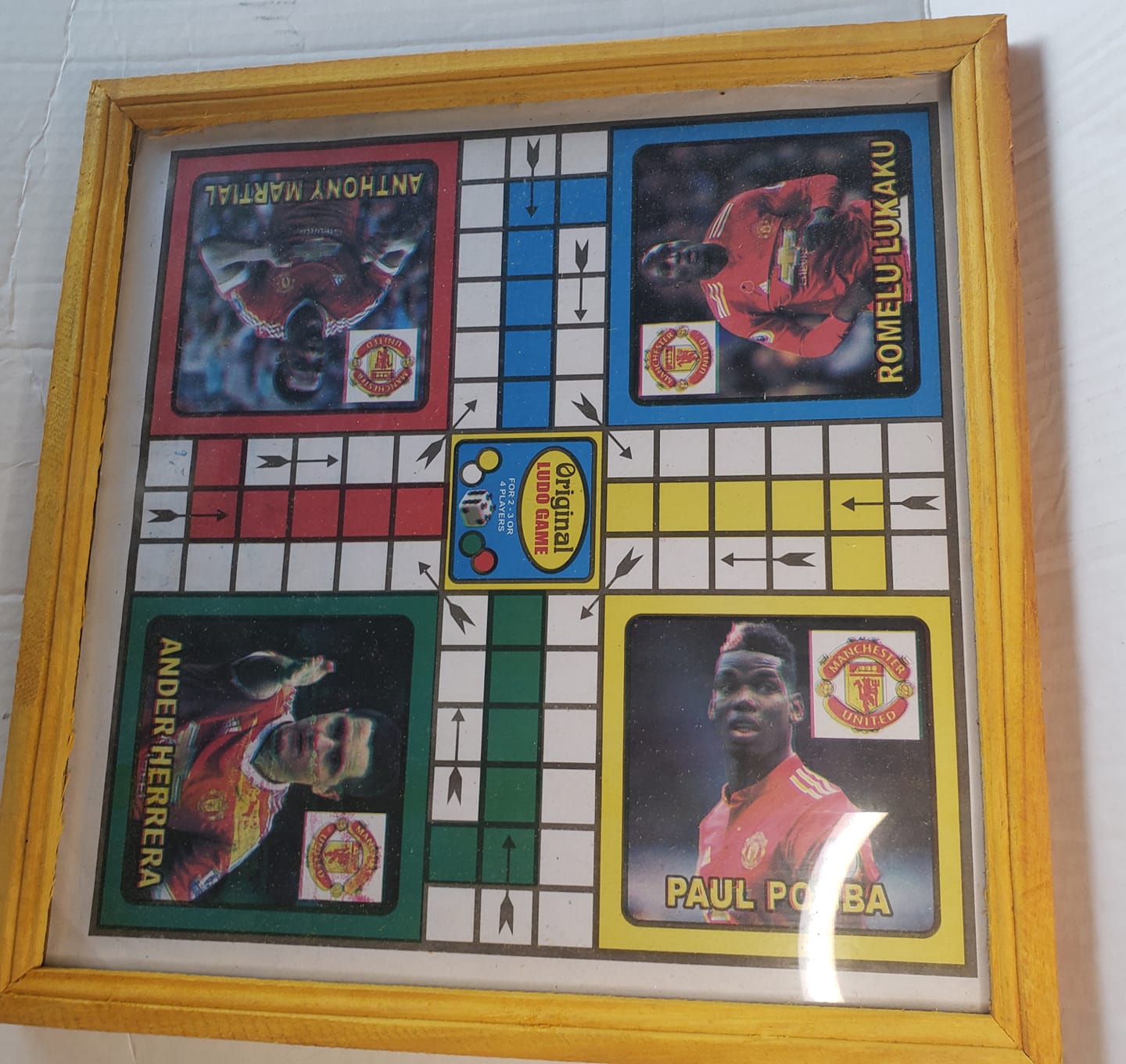 Ludo Game Board With Plastic