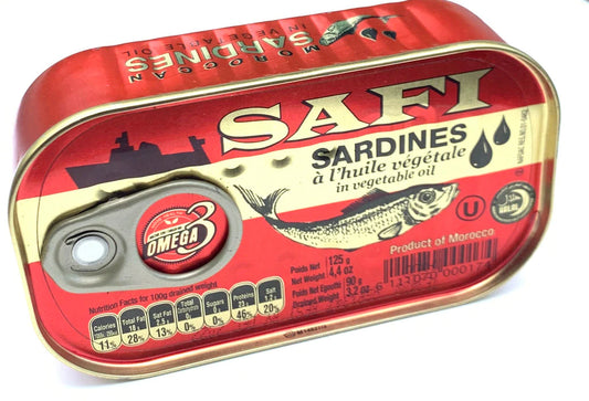 Safi sardine in vegetable oil 125g