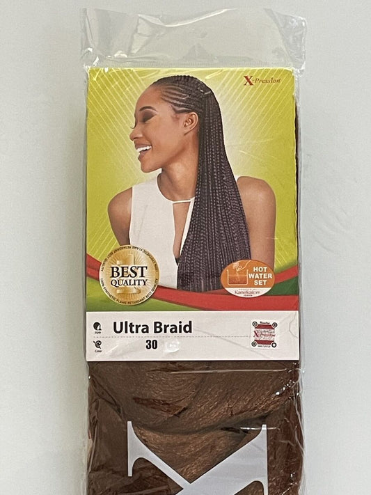 X-pression Ultra Braid Hair extensions --Rasta. Color 30
