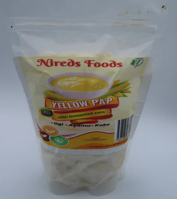Yellow Pap (Akamu) Frozen